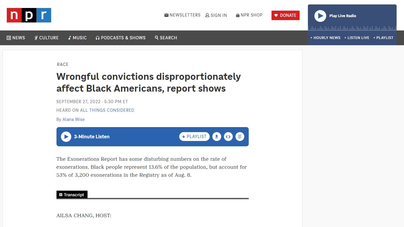 Wrongful convictions disproportionately affect Black Americans, report ...